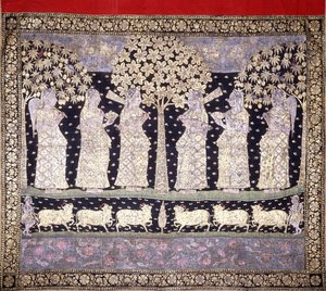 Six Gopis by Indian School