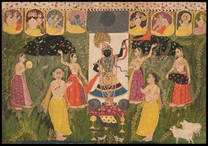 Worship of Shri Nathji, Bikaner school