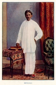 Indian Natives: Bengali (colored photo)