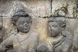 Detail of the exterior, AD 778-850 by Indonesian