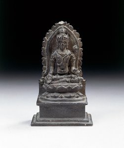 Javanese figure of Padmapani, late 9th century by Indonesian