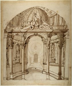 Interior of the palace, c.1611 by Inigo Jones