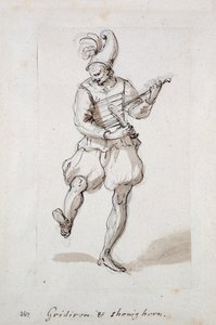 Man with Gridiron and Shoe Horn