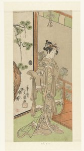 Actor Onoe Tamizo in Female Role by Ippitsusai Bunchō
