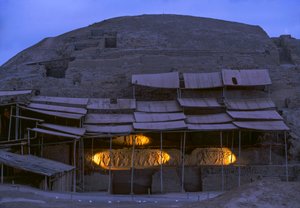 Night scene at El Brujo by Ira Block