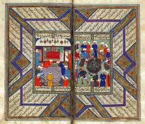 Prayers in a Mosque by Iranian Master
