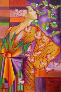 Green Lights, 2015 by Irina Corduban