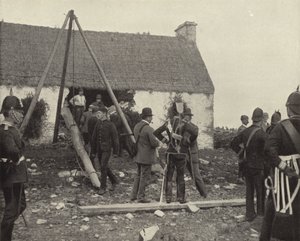 Eviction Scene by Irish Photographer