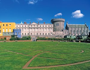Dublin Castle, view from the gardens
