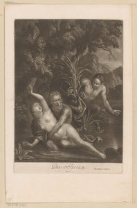 Pan and Syrinx by Isaac Beckett