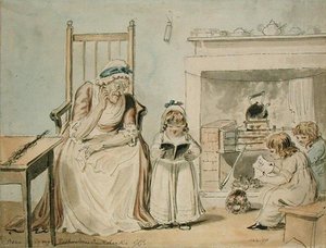 A Dame School by Isaac Cruikshank