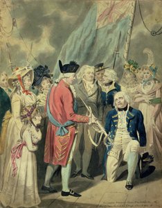 Admiral Collingwood (1750-1810) Receiving the Silver Sword