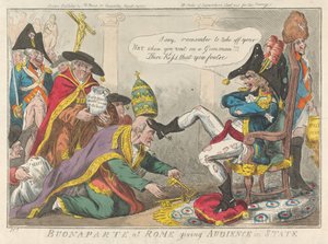 Bonaparte at Rome Giving Audience in State