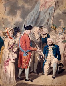George III Presenting a Sword to Admiral Earl Howe