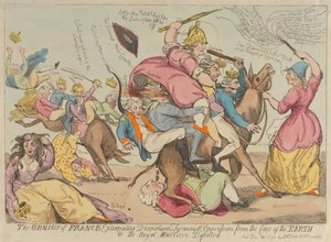 The Genius of France Extirpating Despotism, Tyranny, and Oppression from the Face of the Earth, Or - The Royal Warriors Defeated