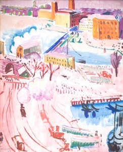 View of Stockholm by Isaac Grünewald