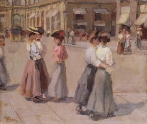 An Afternoon Stroll by Isaac Israels