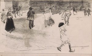 Figures on the Street by Isaac Israels
