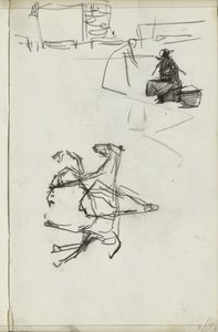 Rider and Two Women