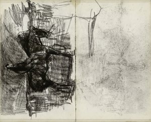 Rider, possibly a soldier by Isaac Israels