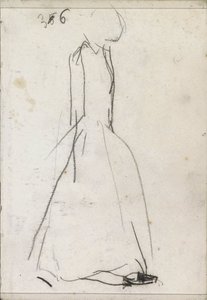 Standing Woman in Profile
