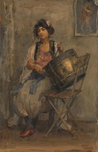 The Lady Drummer by Isaac Israels