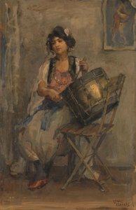 The Lady Drummer by Isaac Israels