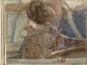 Woman at a Table by Isaac Israels