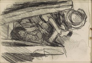 Sitting Young Man by Isaac Israels