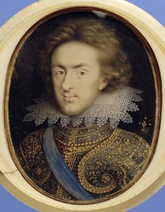 Miniature Portrait of Henry (1594-1612) Prince of Wales by Isaac Oliver