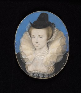 Unknown lady, c.1595-1600 by Isaac Oliver