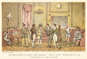 The Green Room at Drury Lane Theatre