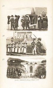 The Funeral, the Charity Children and Highgate Tunnel by Isaac Taylor