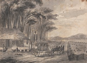 American Stage Wagon by Isaac Weld