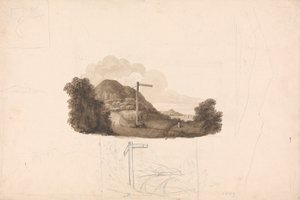 Sketch made for a Vignette by Mr. Ed Hall