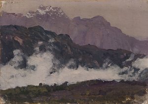 The Alps by Isaak Ilyich Levitan