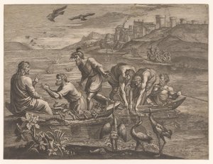 Miraculous Catch of Fish by Isaak Saal