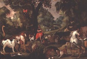 Orpheus Charming the Animals by Isaak van Oosten