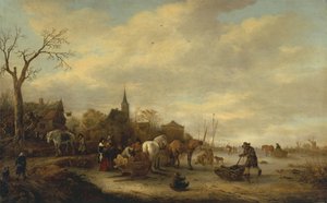 Winter Scene by Isack van Ostade