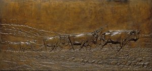 Plowing in the Nivernais by Isidore Jules Bonheur
