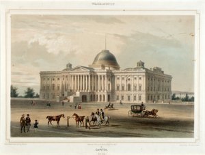 Washington--Capitol (East View) by Isidore Laurent Deroy