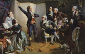 Claude Joseph Rouget de Lisle singing La Marseillaise by Isidore Pils