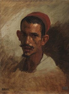 Study for the head of a young Arab, c.1860-62