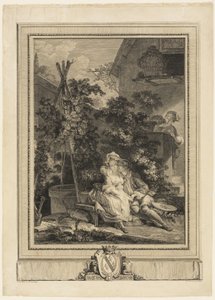 The Amorous Gardener by Isidore Stanislas Helman