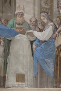 (Detail) The Marriage of the Virgin Mary by Isidoro Bianchi