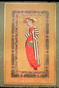 Portrait of a Man, from Album de Pieces Calligraphiees et de Miniatures by Islamic School
