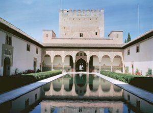 Court of the Myrtles, begun in 1333 by Islamic School