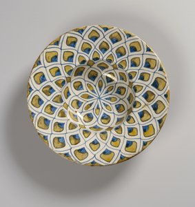 Decorated Plate, Moorish by Islamic School