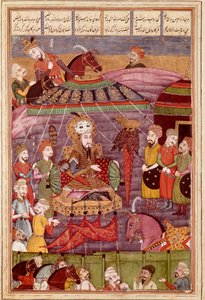 Sohrab Looks at the Red Tent of Rostame, His Father from 
