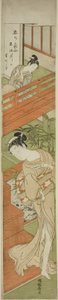Attracting Her Attention by Isoda Koryusai